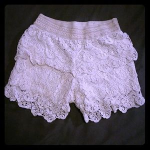 Girl's Justice Size 12 Lace Shorts